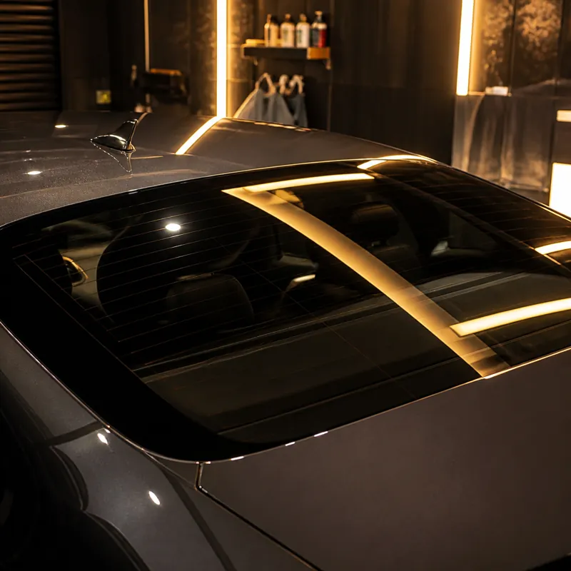 Streak-free glass finish